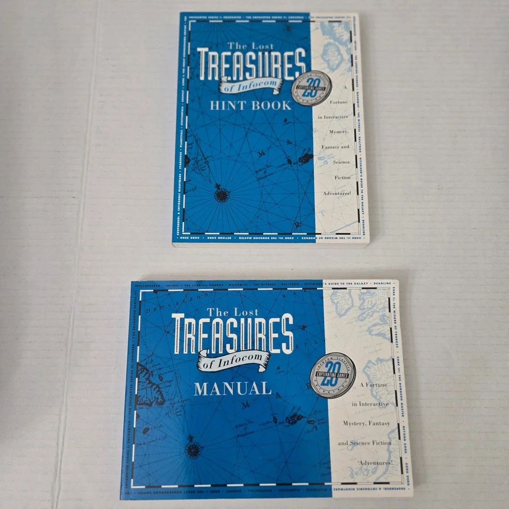 VTG 1991 The Lost Treasures of Infocom PC Big Box 3.5 5.25 Complete Maps Zork